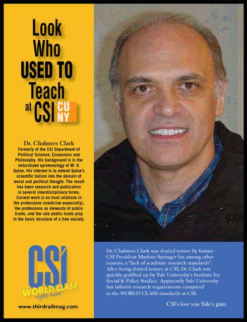 Look Who Used To Teach at CSI!